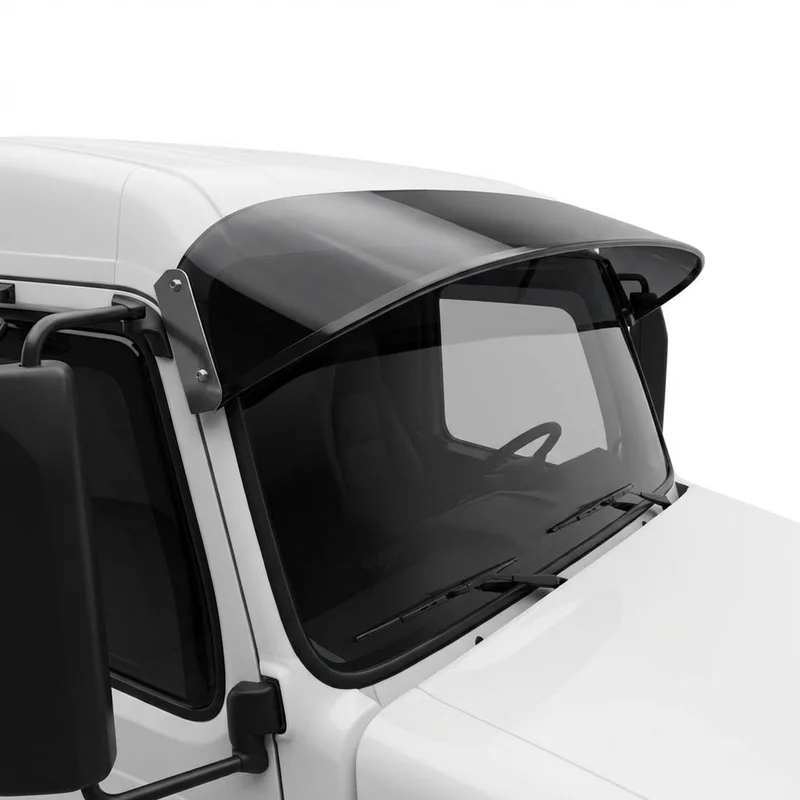 Tinted Acrylic Windscreen Sunvisor for Volvo VNL 400 (2017 - 2020) - 1