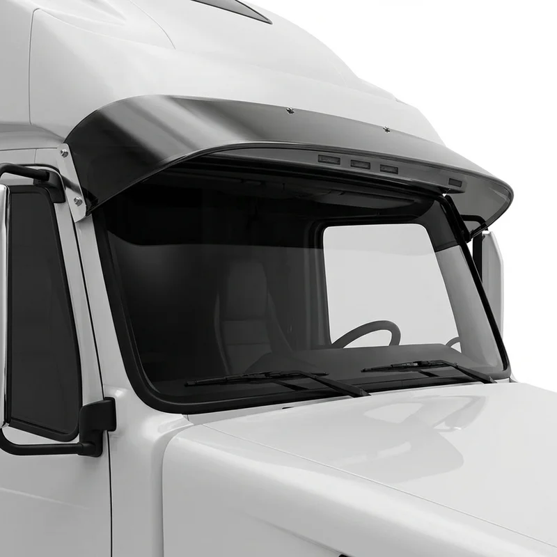 Tinted Acrylic Windscreen Sunvisor for Volvo VNL 670 (2015 - 2016) - 1