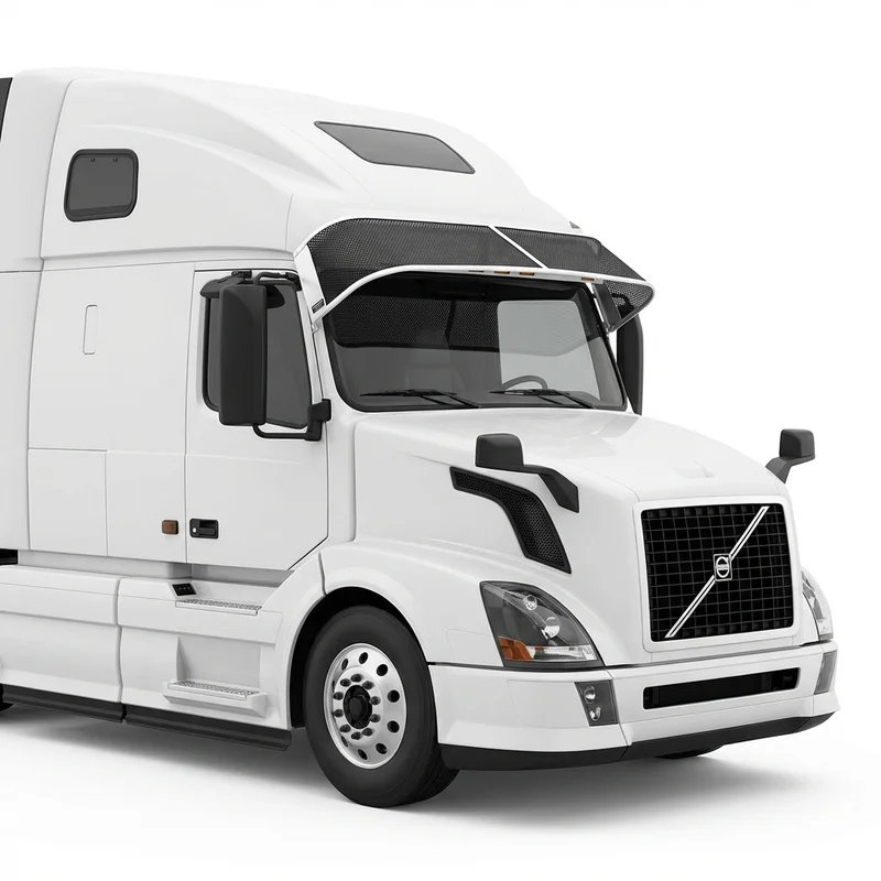 Premium Mesh Windscreen Sunvisor for Volvo VNL 860 (2017 - 2020) - 1