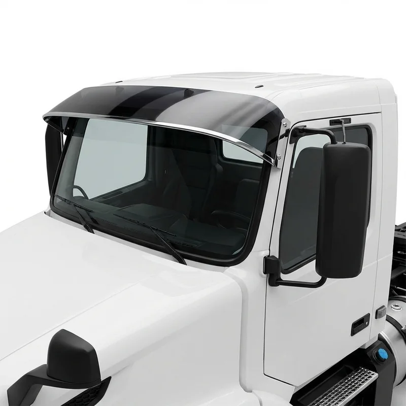 Tinted Acrylic Windscreen Sunvisor for Volvo VNR (2018 - 2025) - 1