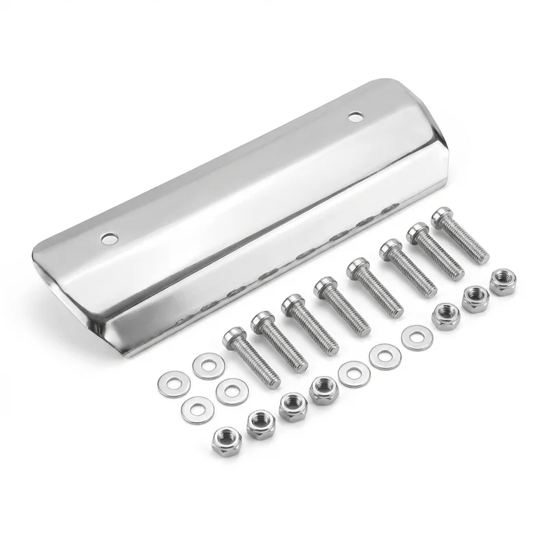 Stainless Steel Mounting Bracket Kit for Western Star 4900 (1985 - 2002) - 1