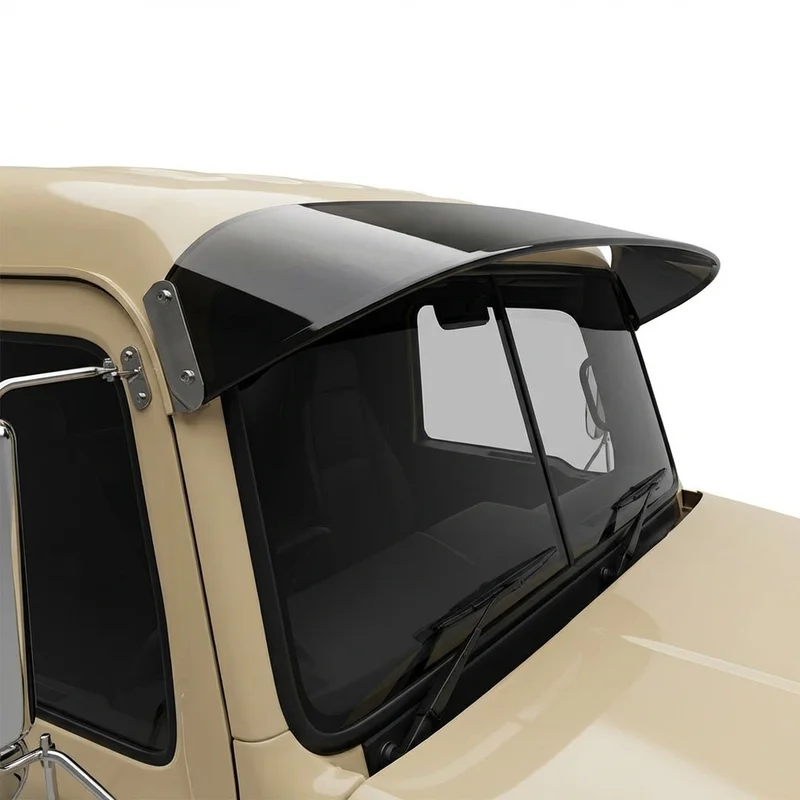 Tinted Acrylic Windscreen Sunvisor for Western Star 4900E (1997 - 2002) - 1