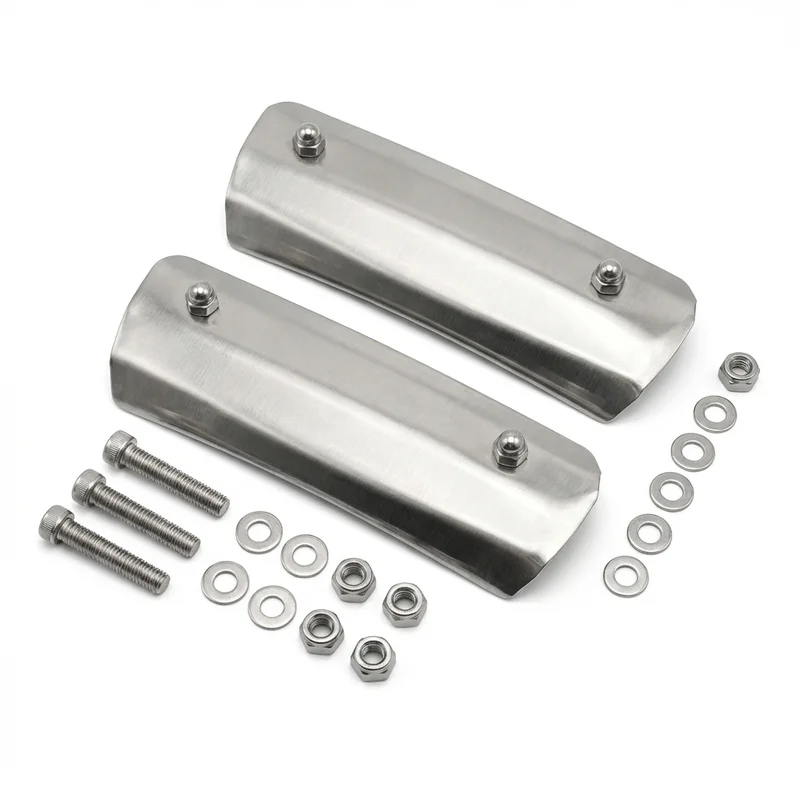 Stainless Steel Mounting Bracket Kit for Western Star 4900FA (2002 - 2020) - 1