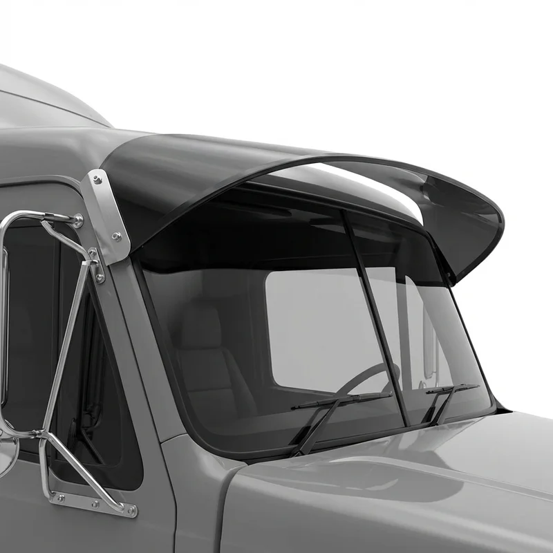 Tinted Acrylic Windscreen Sunvisor for Western Star 4900FA (2002 - 2020) - 1