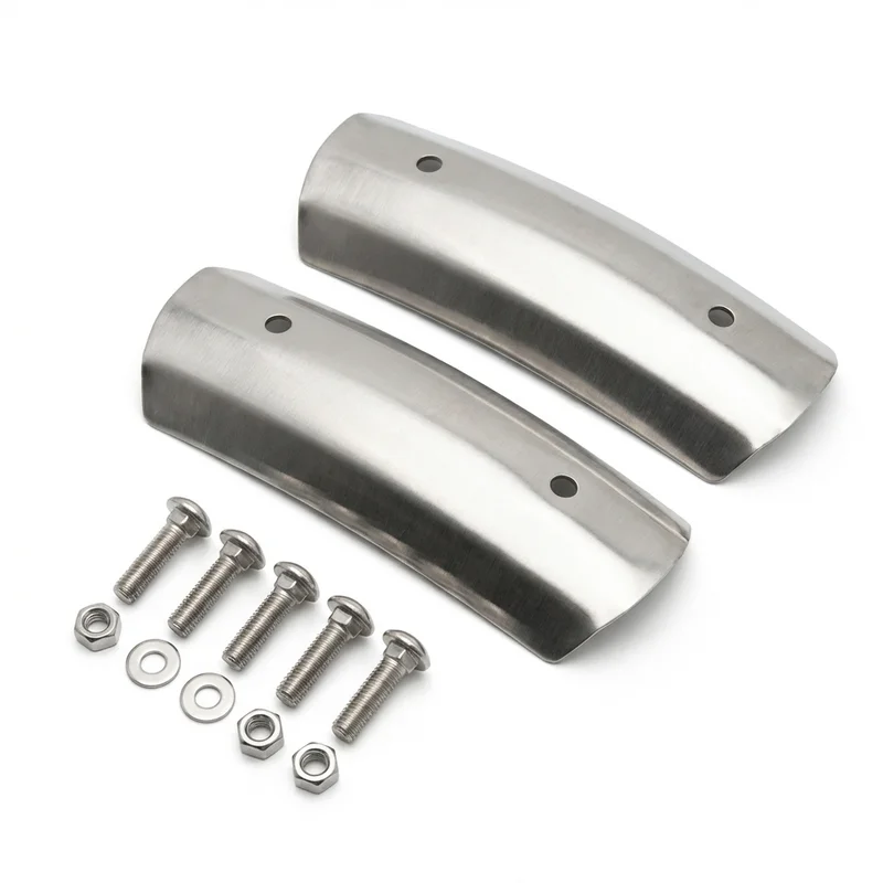 Stainless Steel Mounting Bracket Kit for Western Star 6900 (1989 - 2001) - 1