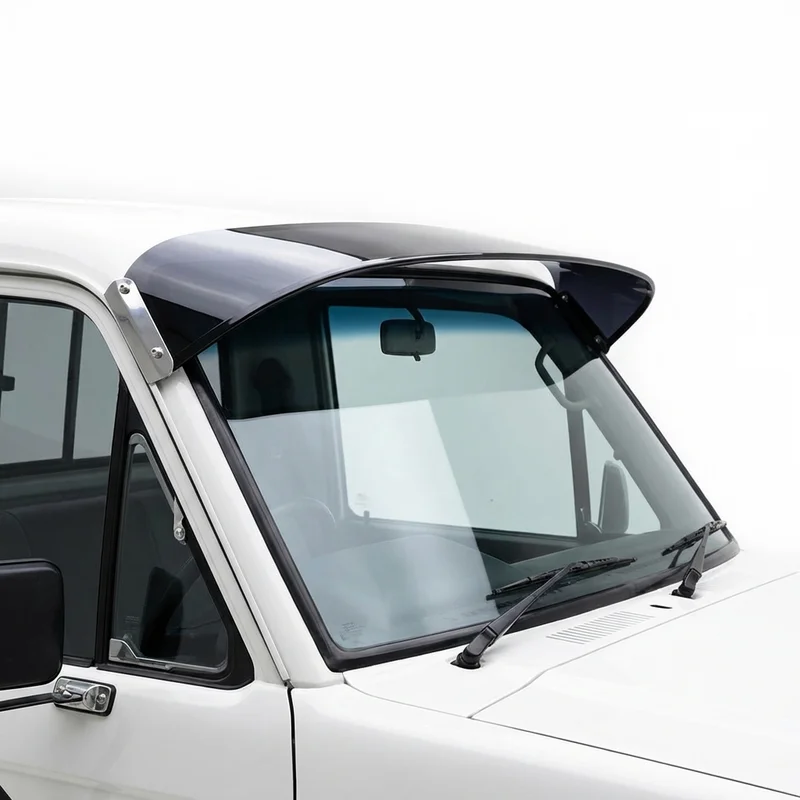 Tinted Acrylic Windscreen Sunvisor for White WCS (1981 - 1988) - 1