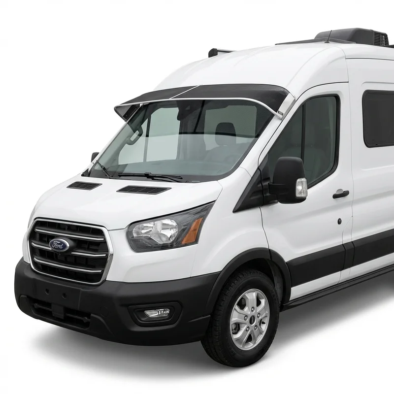 Premium Mesh Windscreen Sunvisor for Winnebago EKKO (2021 - 2022) - 1