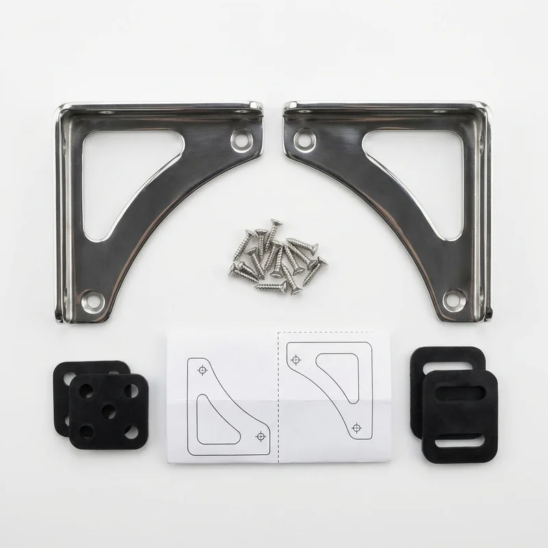 Stainless Steel Mounting Bracket Kit for Winnebago Porto (2020 - 2021) - 1